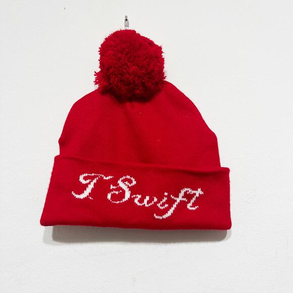 Taylor Swift Accessories - Taylor Swift pom pom holiday beanie